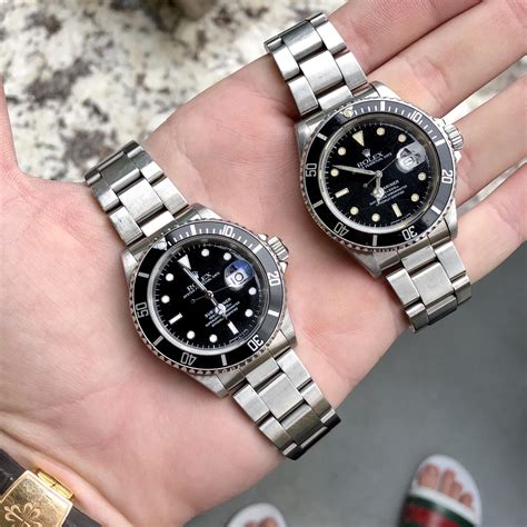 rolex submariner date 1986|Rolex 16800 vs 16610.